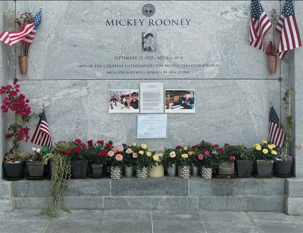 mickey rooney gravestone