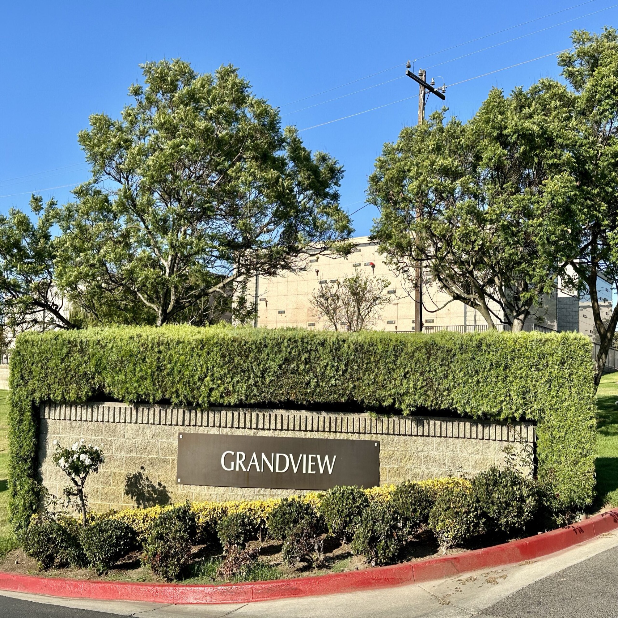 Companion crypt in Grandview Mausoleum