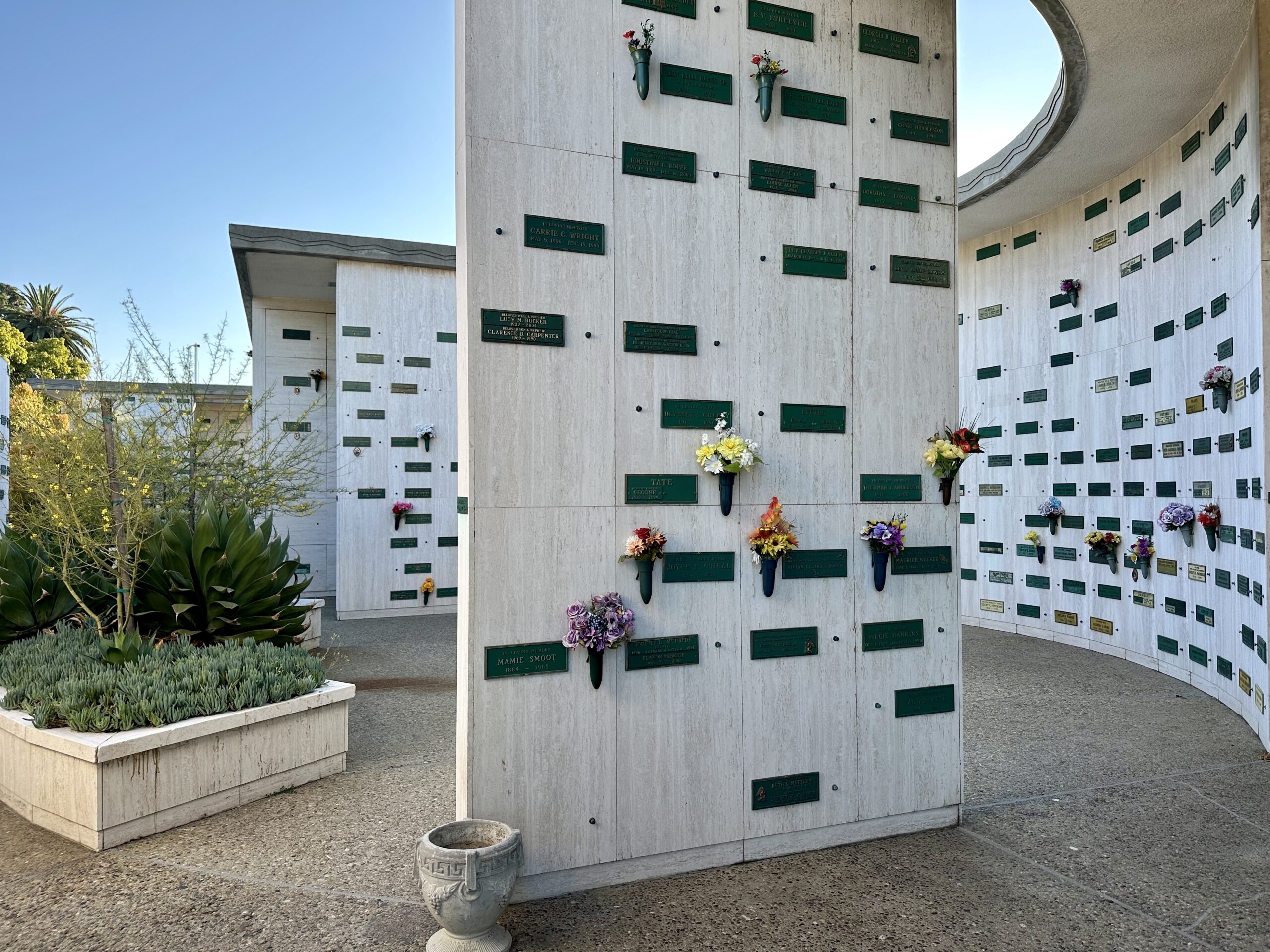 Double Capacity Mausoleum Crypt; Golden West Mausoleum