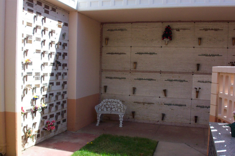 Mausoleum crypt in the Garden Mausoleum