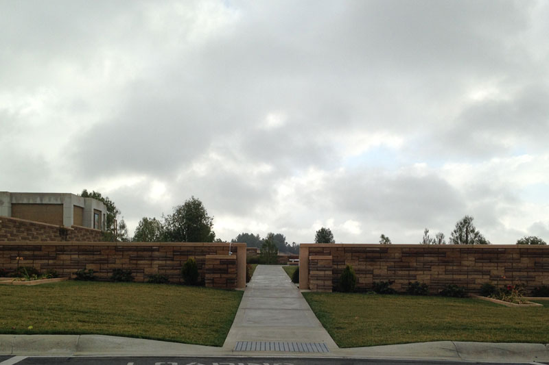 Two grave spaces in Garden of Family Love