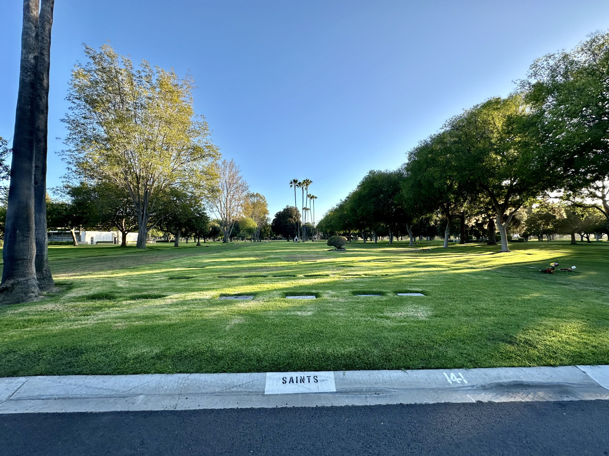 Grave space in Garden of the Saints