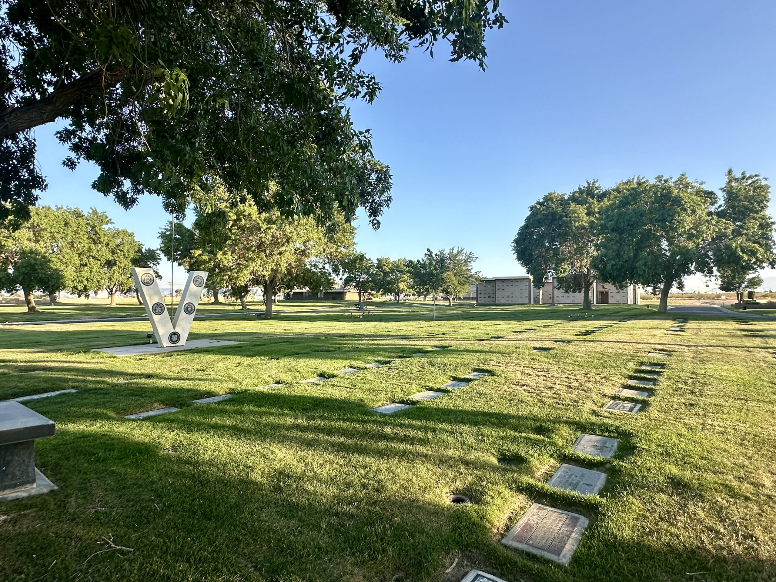 Grave Space in Veterans’ Section of Rose Lawn