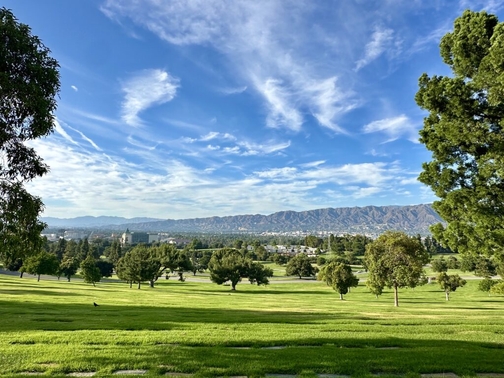 Murmuring Trees, Forest Lawn Hollywood Hills