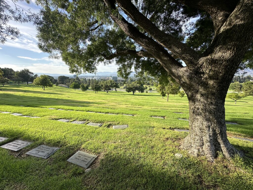 Murmuring Trees, Forest Lawn Hollywood Hills