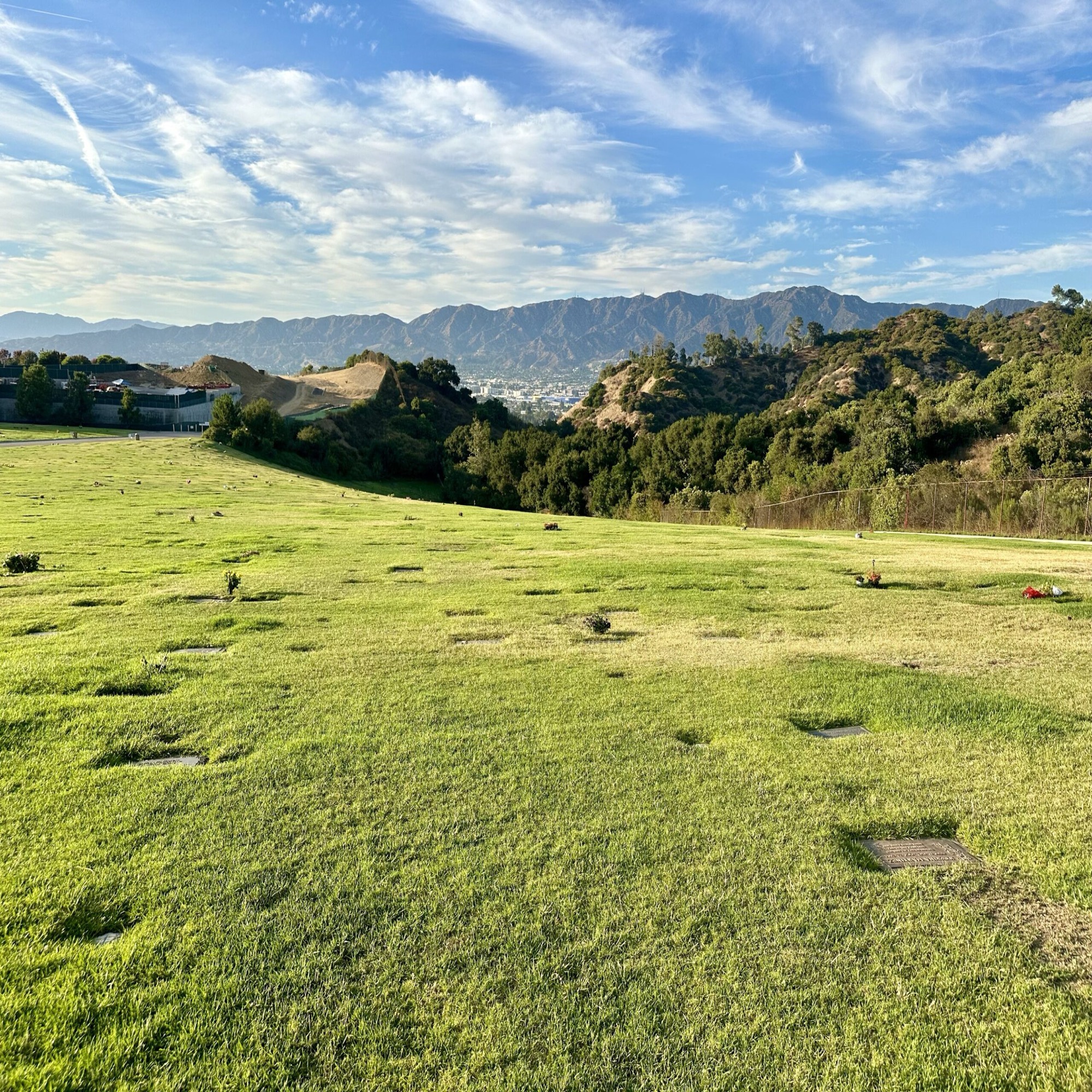 Two grave spaces together in Grace Section