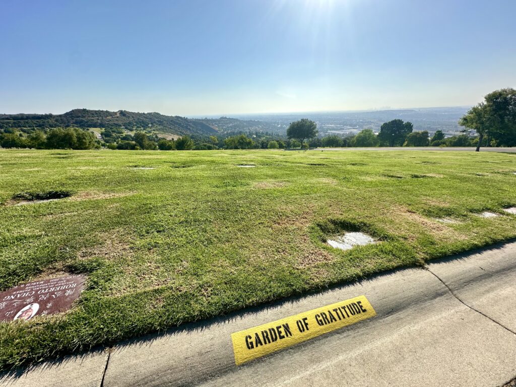 Gratitude, Rose Hills Memorial Park