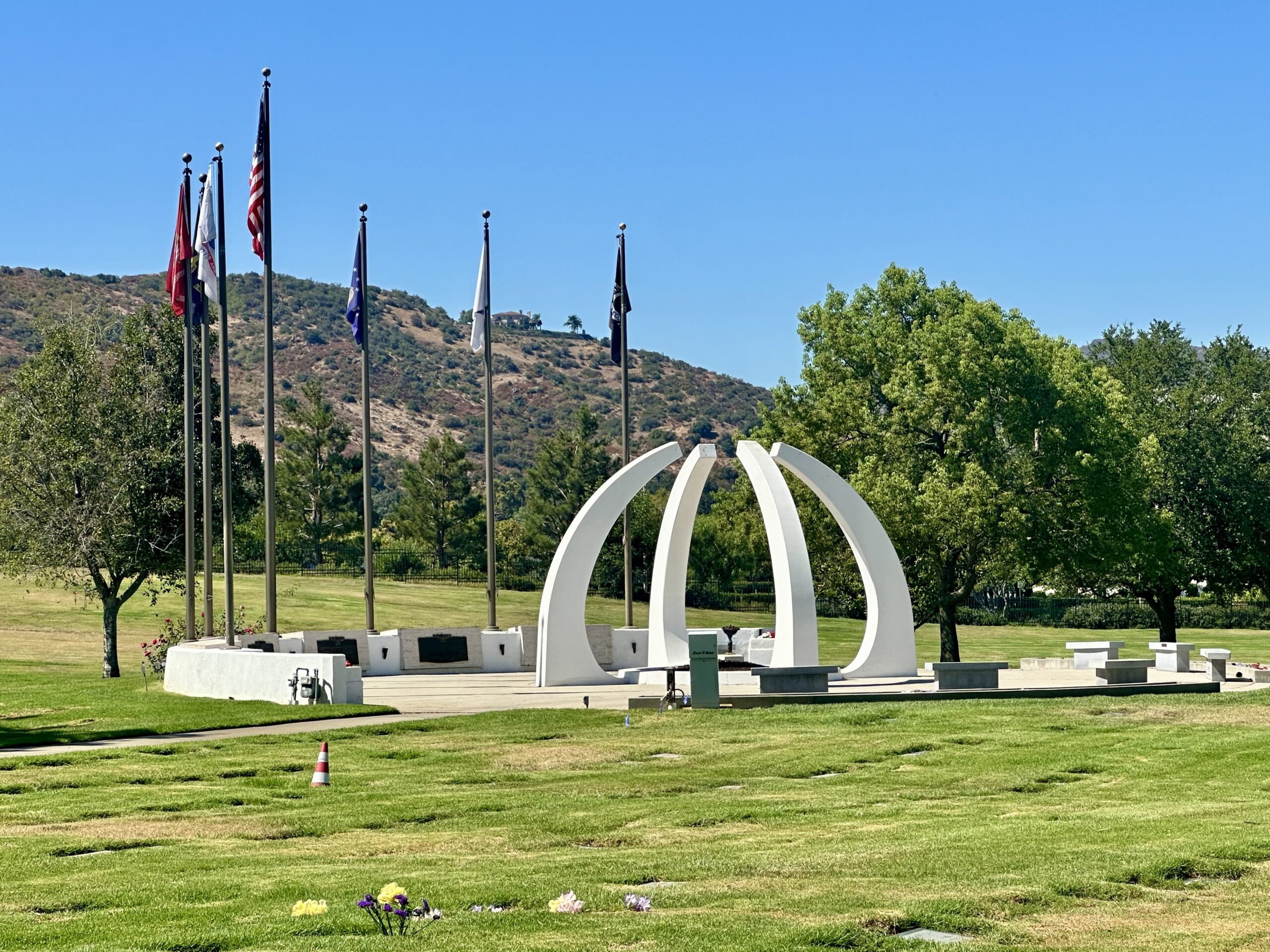 Four grave spaces in Garden of Valor