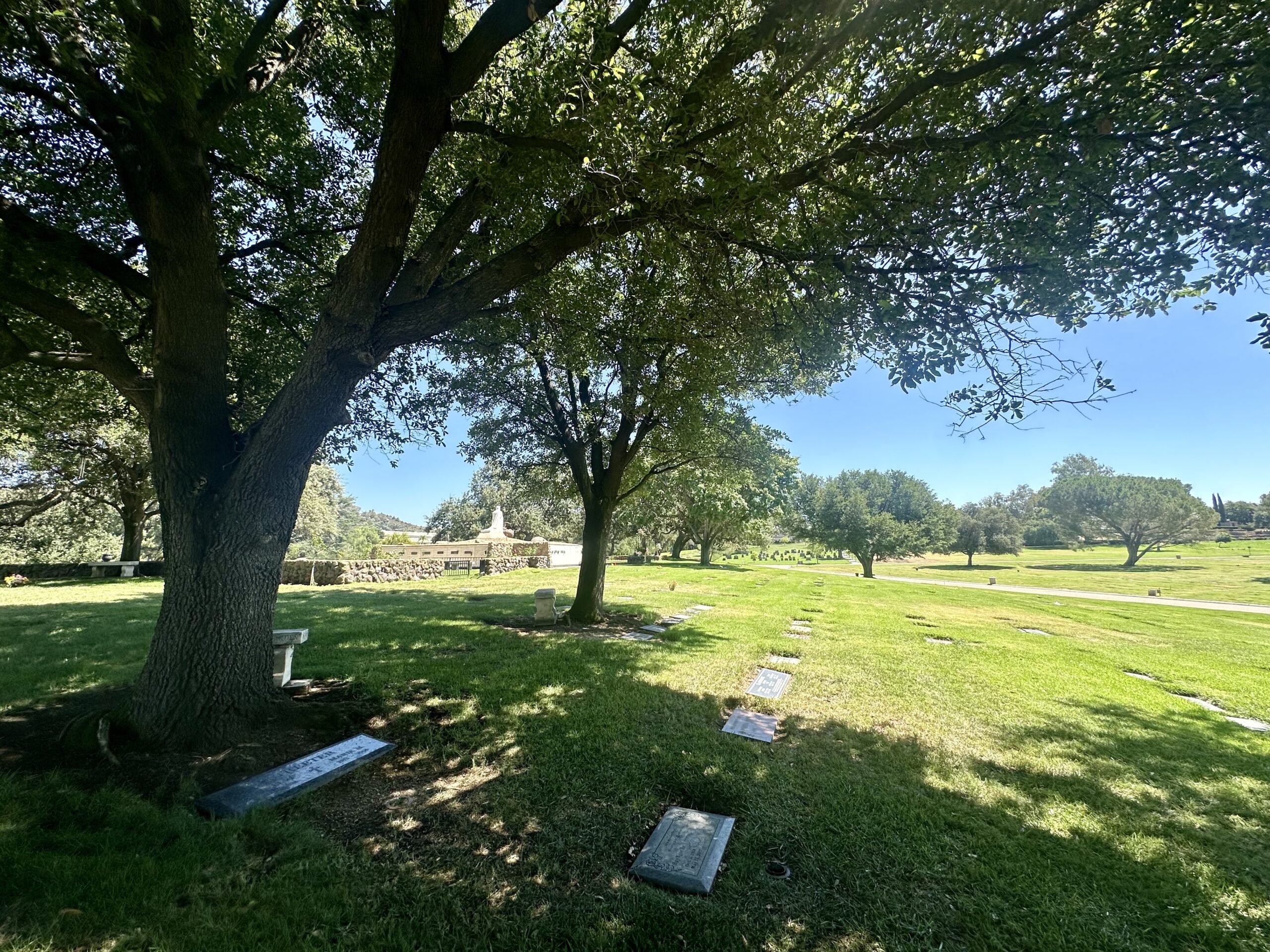 Two grave spaces in Garden of Gethsemane