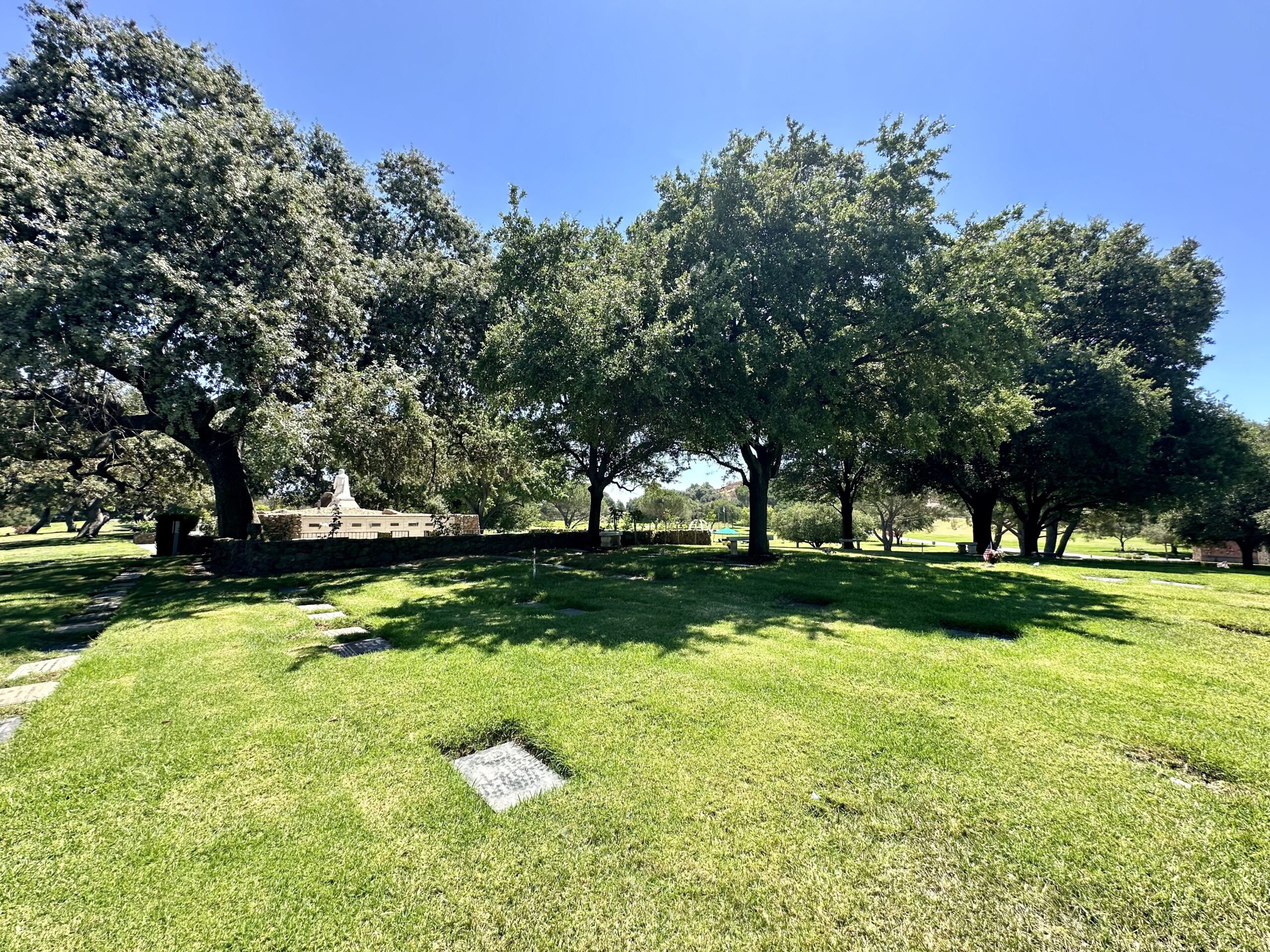 Two grave spaces in Garden of Gethsemane