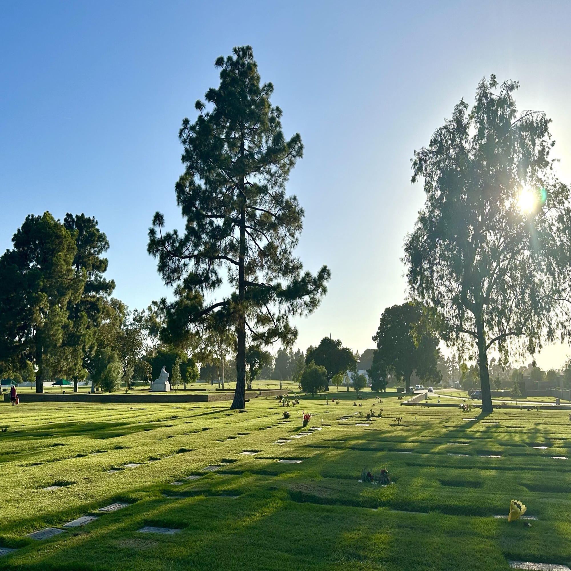 Double depth lawn crypt in Garden of Protection