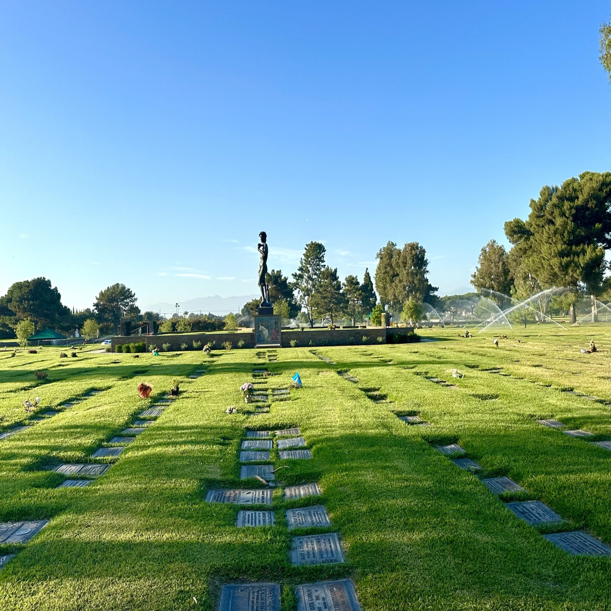 Double depth lawn crypt in Garden of Protection