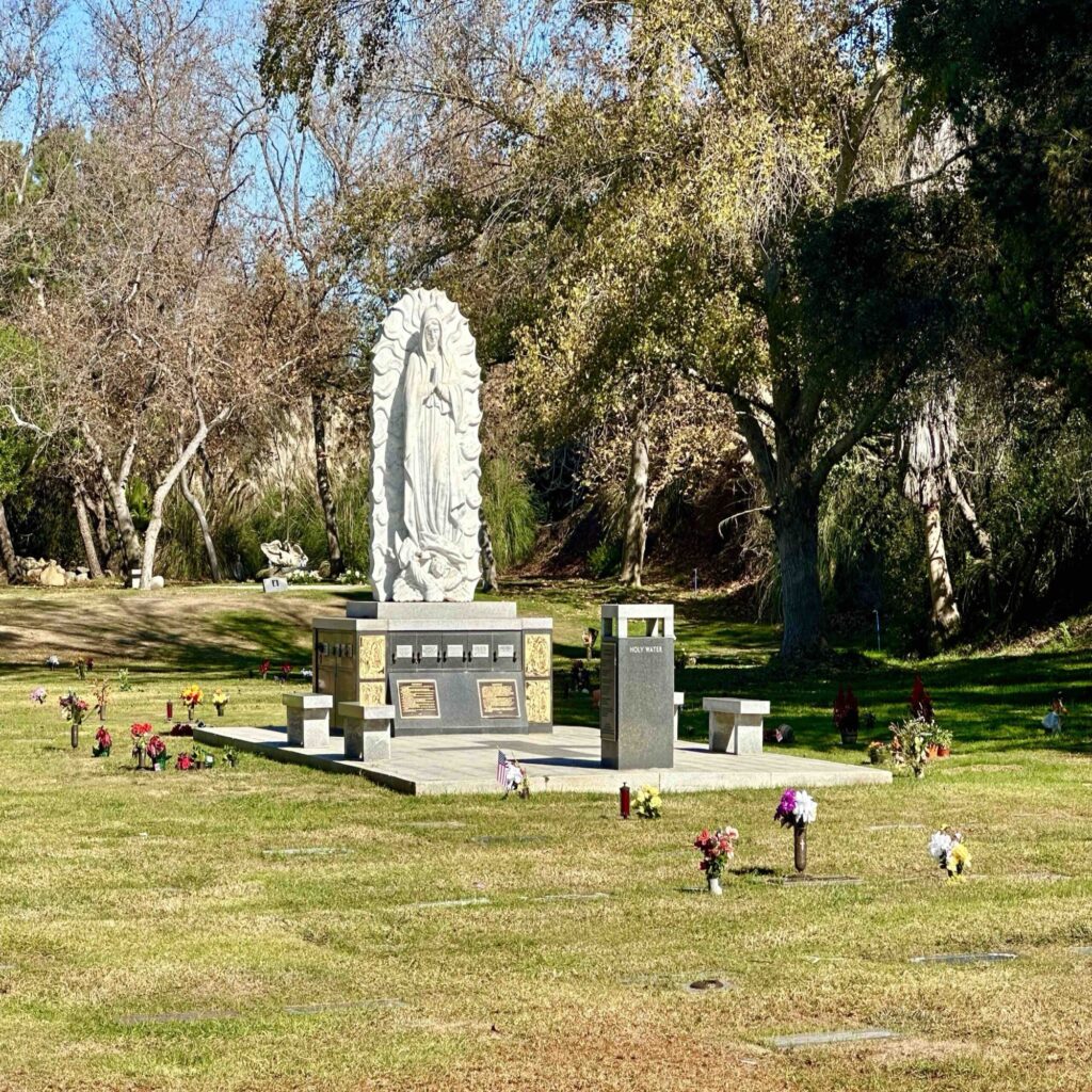 Bayer Cemetery Brokers El Camino Memorial Park Cemetery Garden of Madonna
