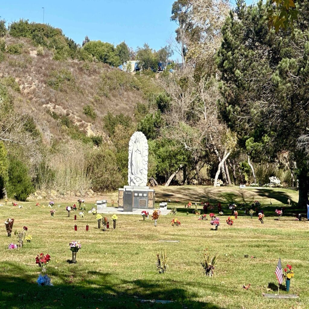 Bayer Cemetery Brokers El Camino Memorial Park Cemetery Garden of Madonna