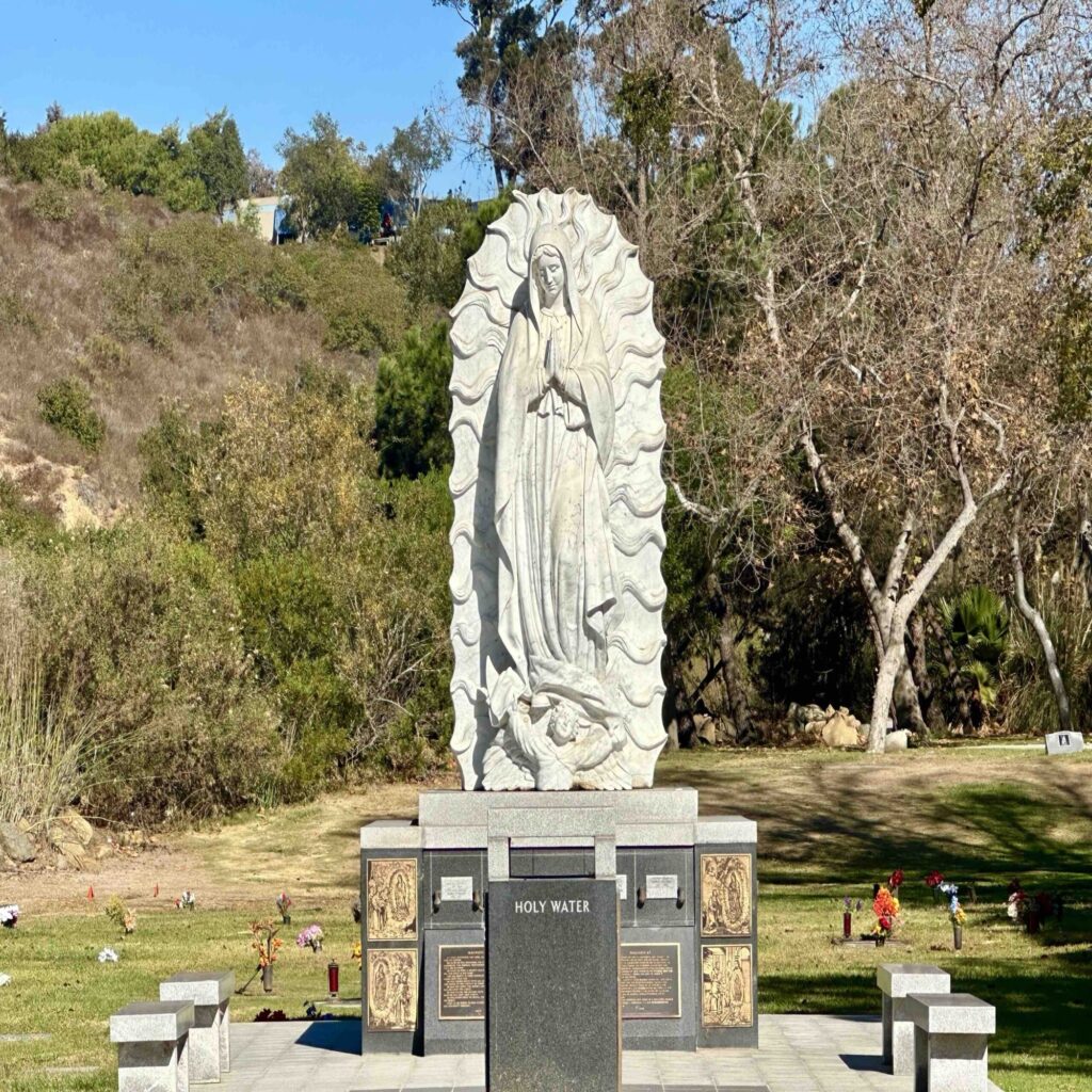 Bayer Cemetery Brokers El Camino Memorial Park Cemetery Garden of Madonna
