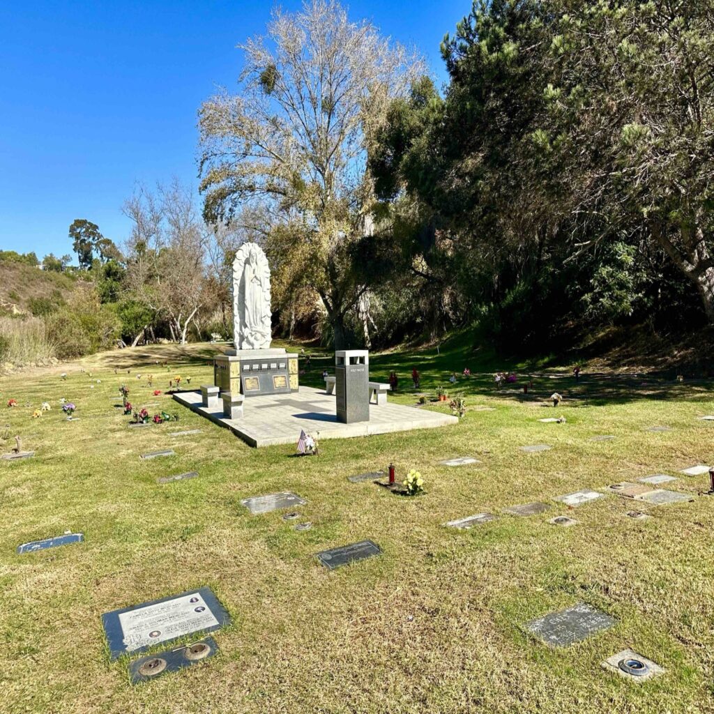 Bayer Cemetery Brokers El Camino Memorial Park Cemetery Garden of Madonna