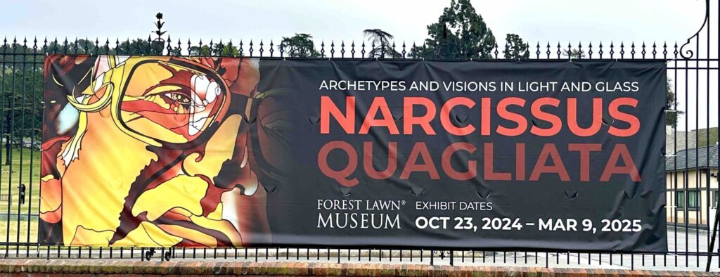 Bayer Cemetery Brokers Narcissus Quagliata Sign Forest Lawn Glendale 5