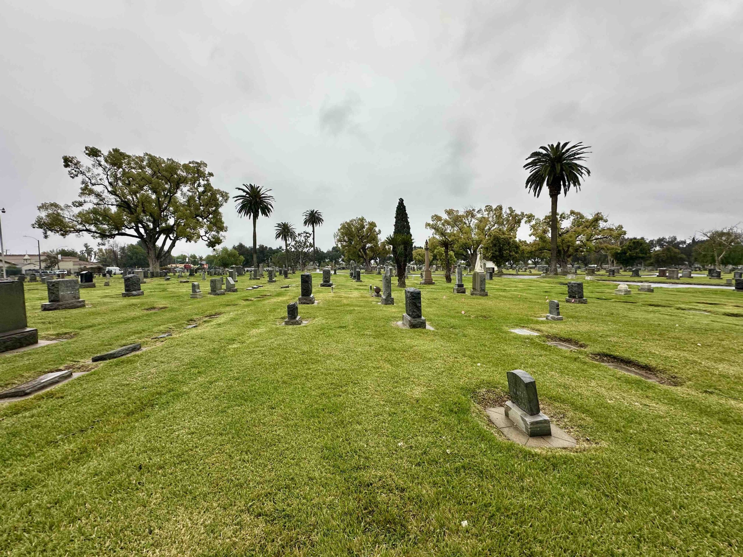 Grave space in Section A