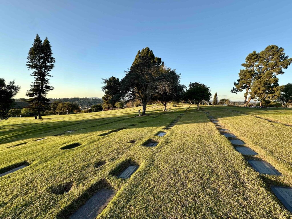 Bayer Cemetery Brokers Eternal Hills Memorial Park Oceanside Garden of Revelation