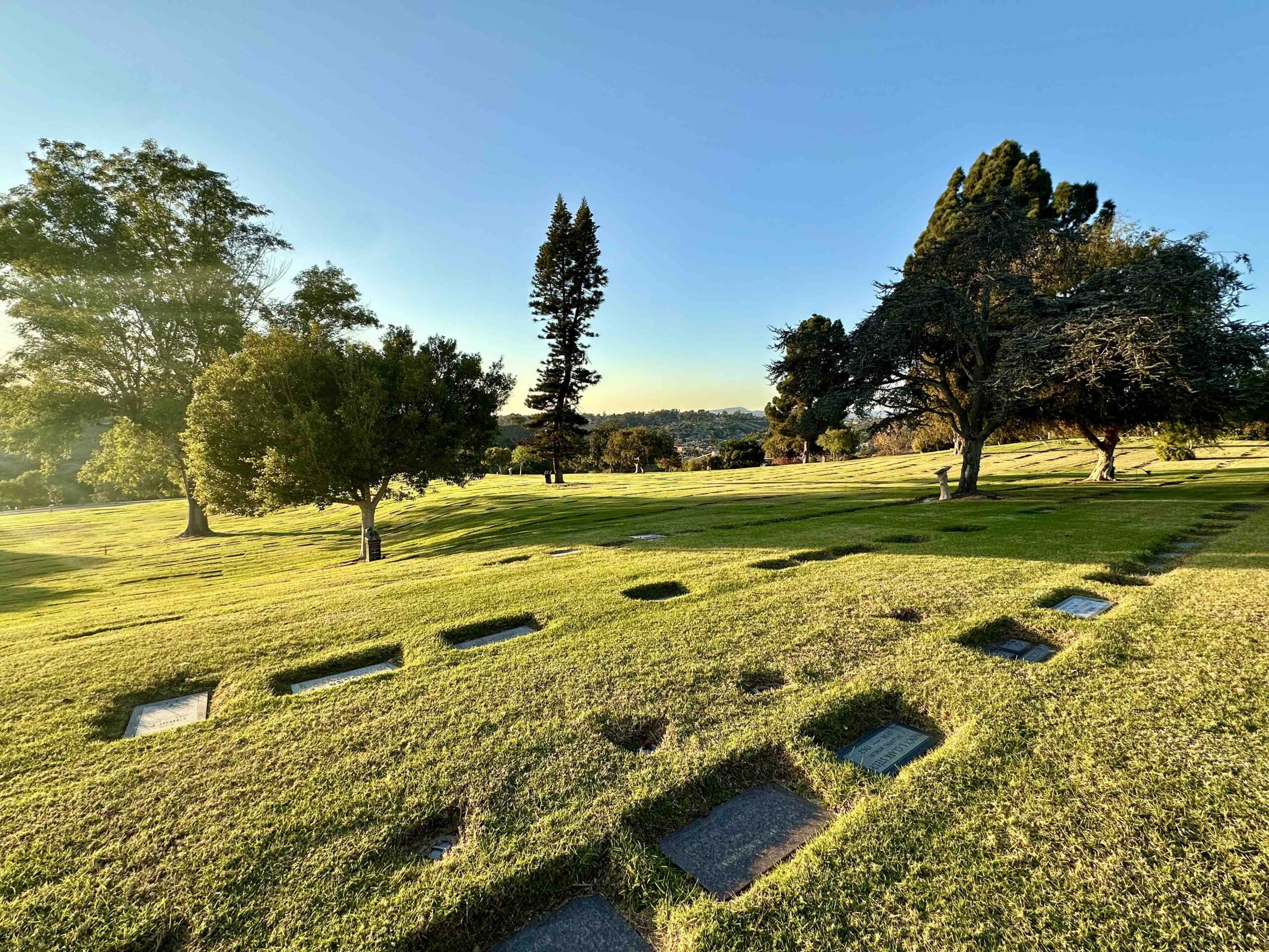 Grave space in Garden of Revelation