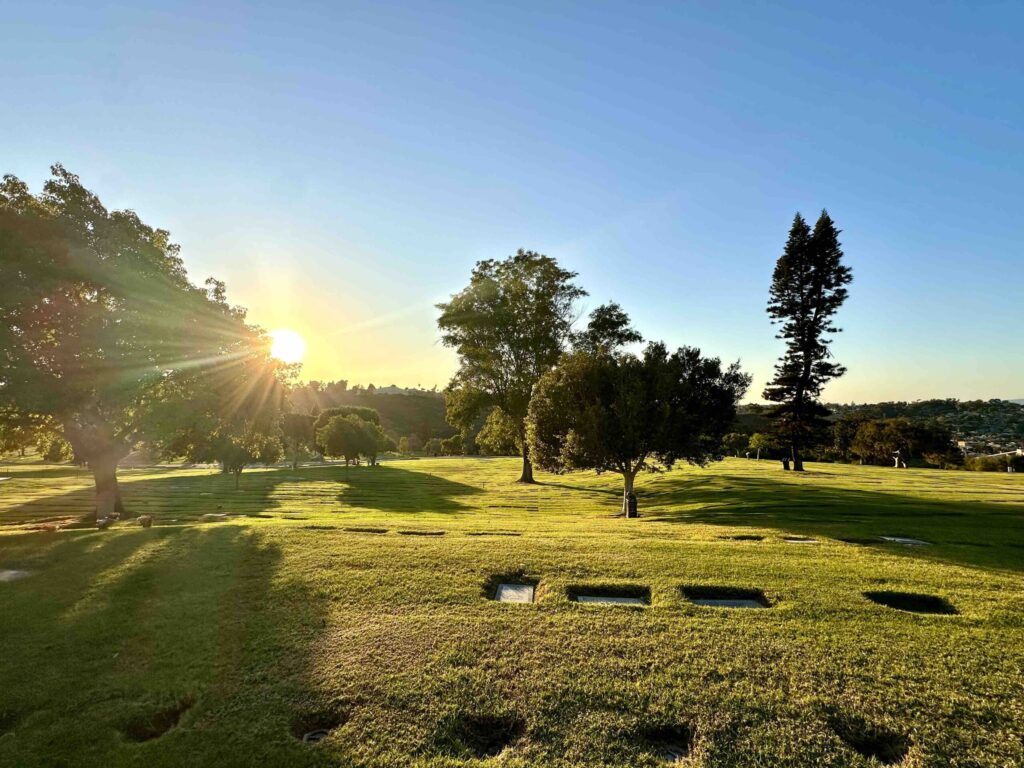 Bayer Cemetery Brokers Eternal Hills Memorial Park Oceanside Garden of Revelation