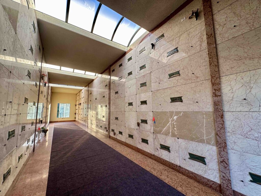 Bayer Cemetery Brokers Glen Abbey Memorial Park Cemetery Bonita Sleepy Hallow Mausoleum Corridor of Sunshine