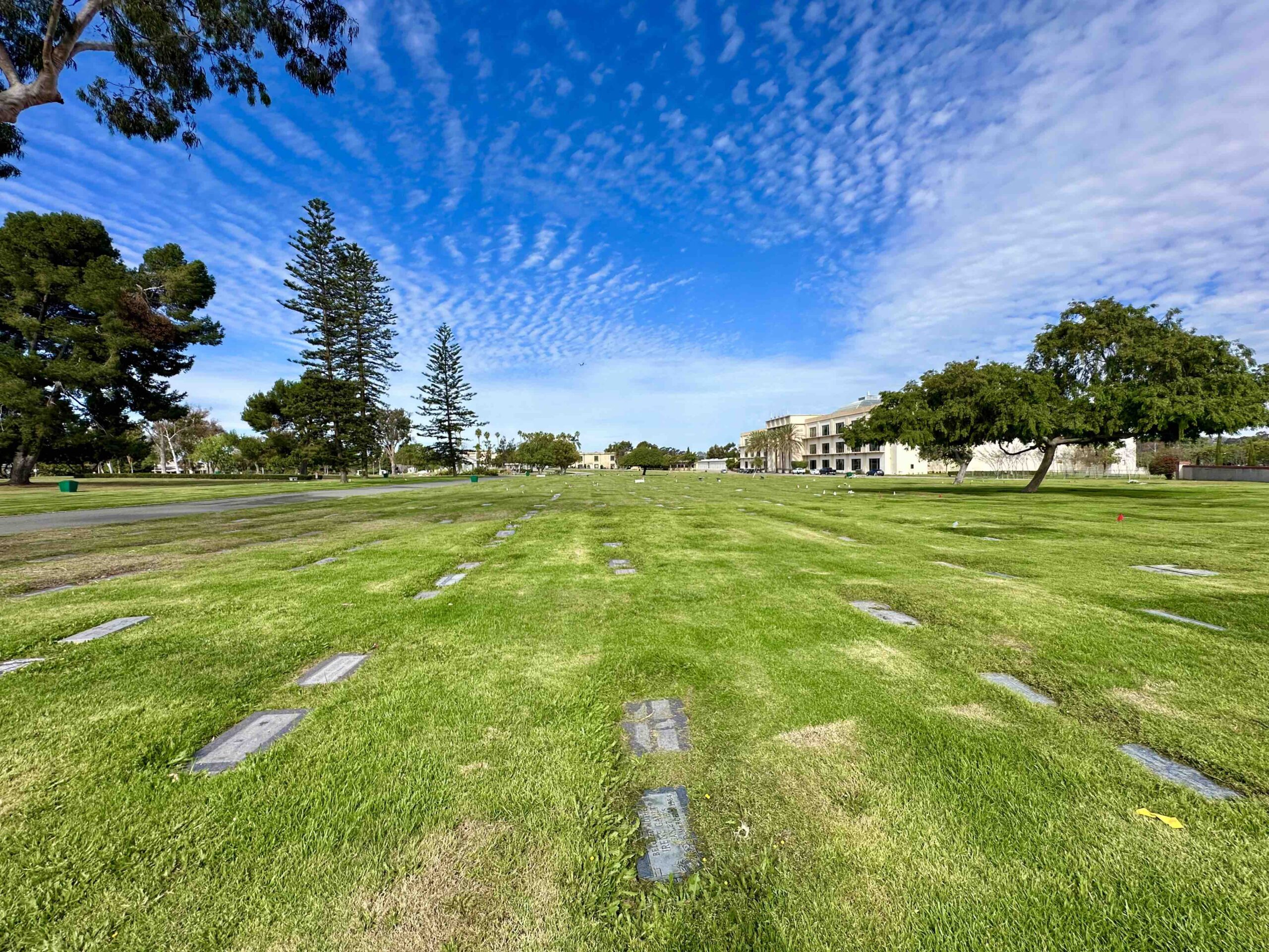 Four grave spaces in Evergreen