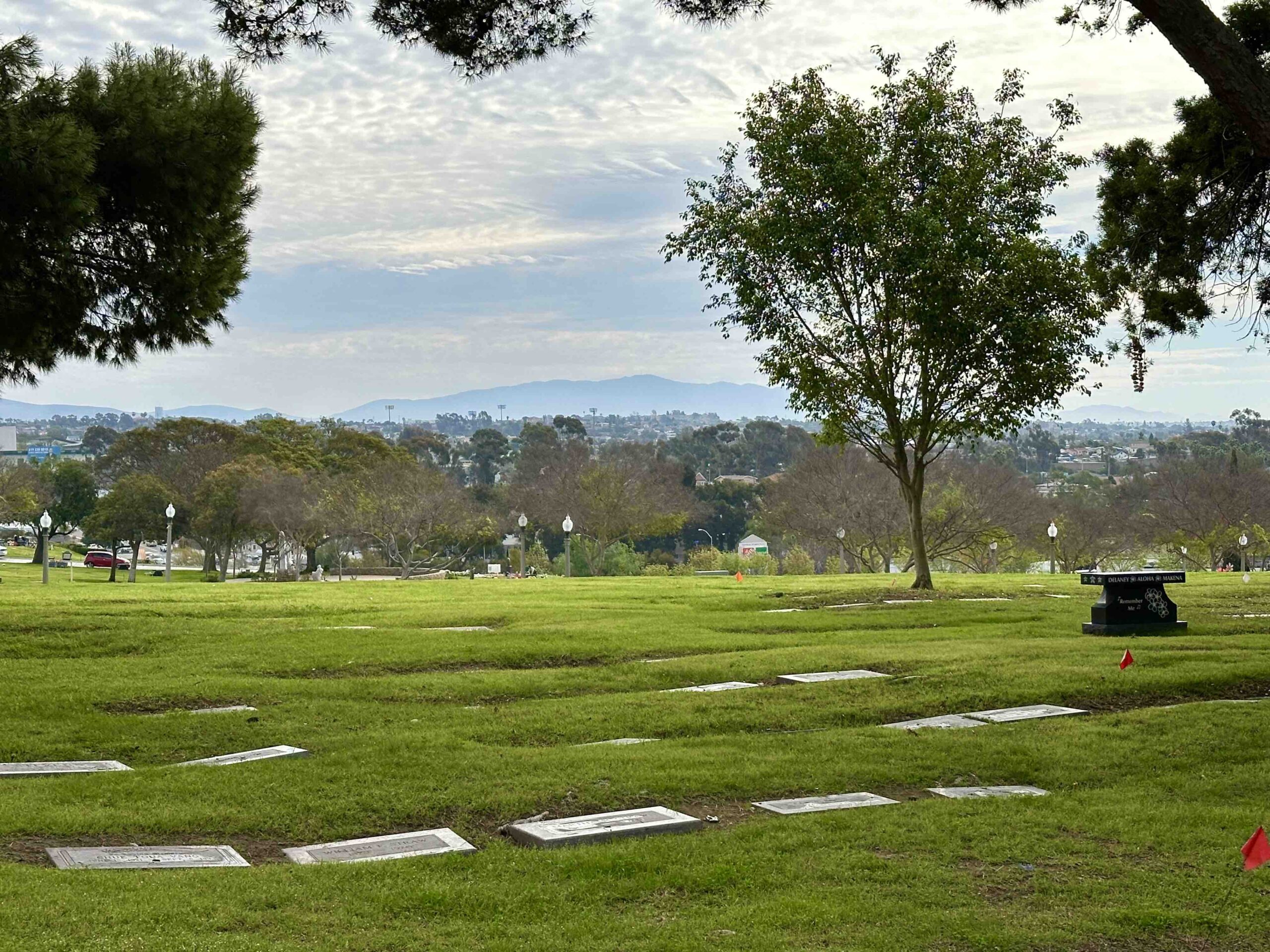 Urn space in the Garden of Memories