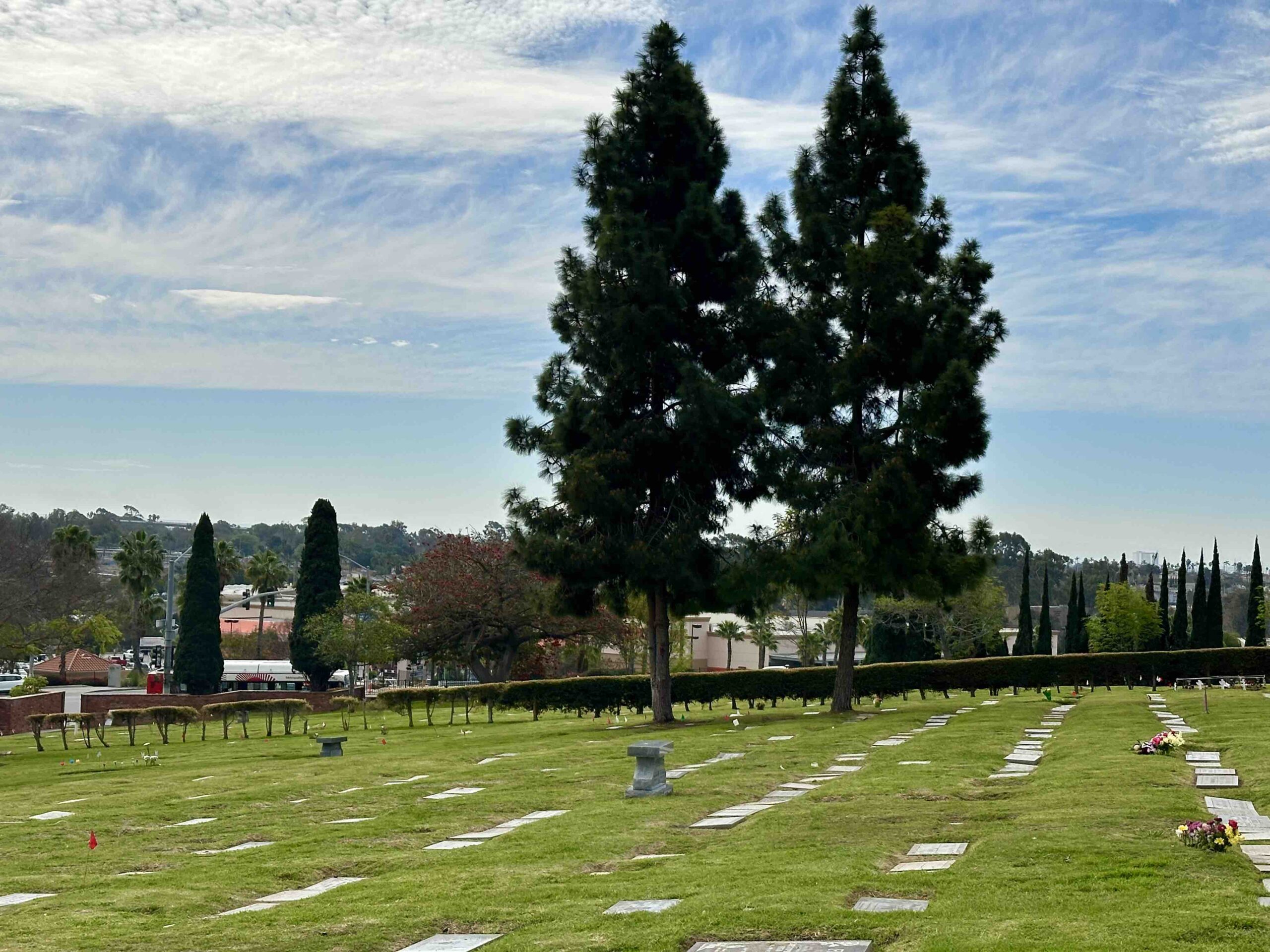 Double grave in Garden of Whispering Pines