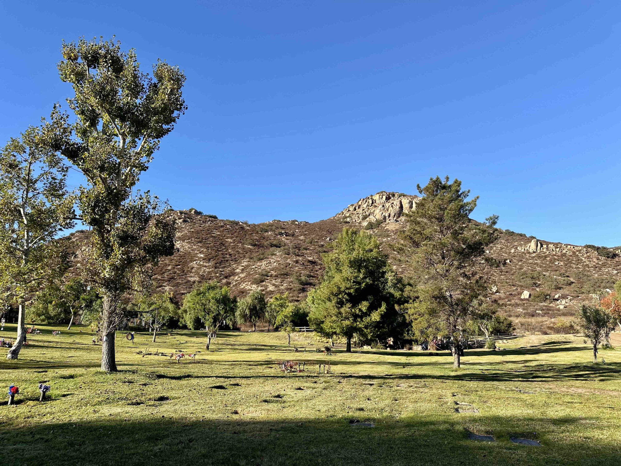 Two double grave spaces in Devotion Garden