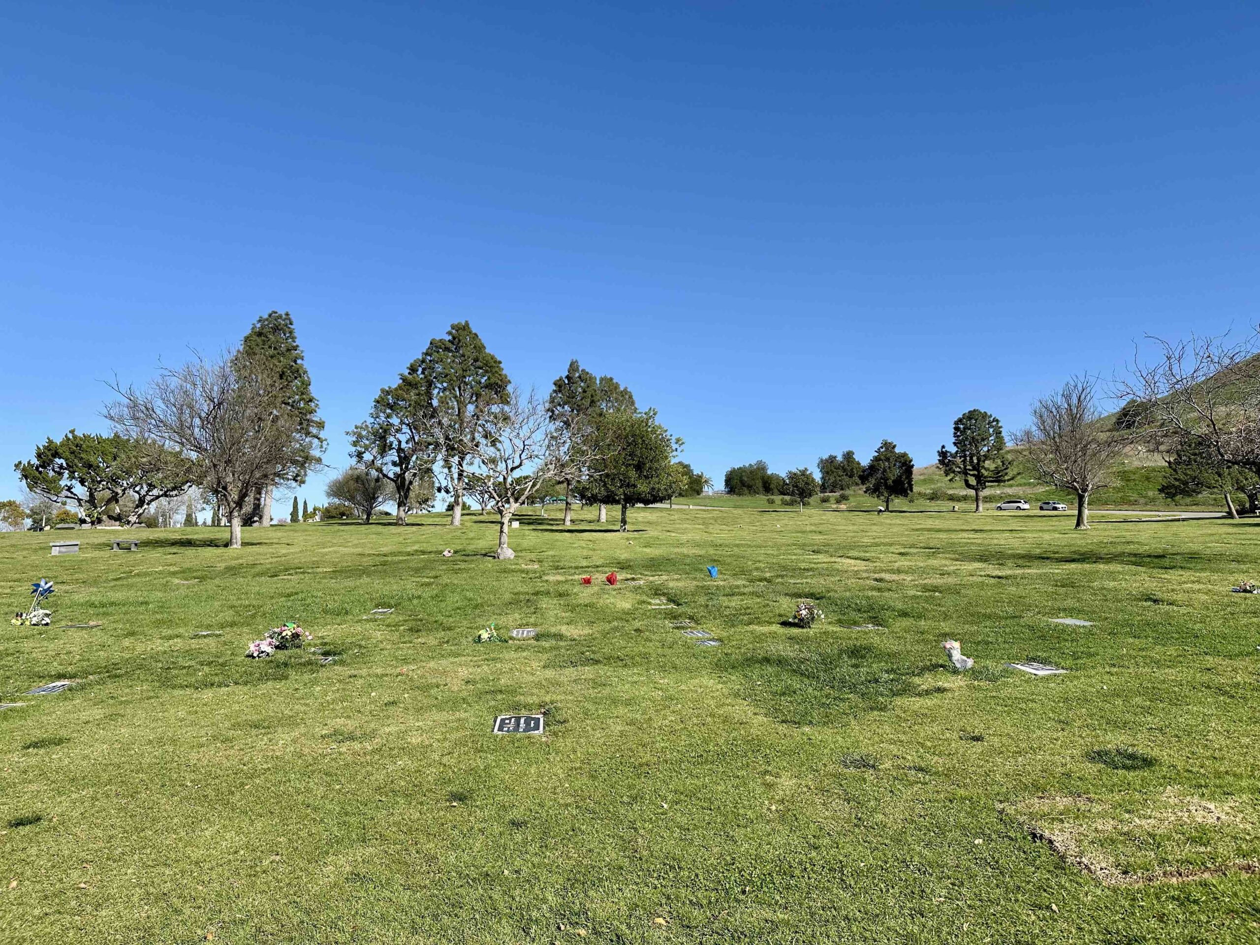 Double grave space with package in Honor