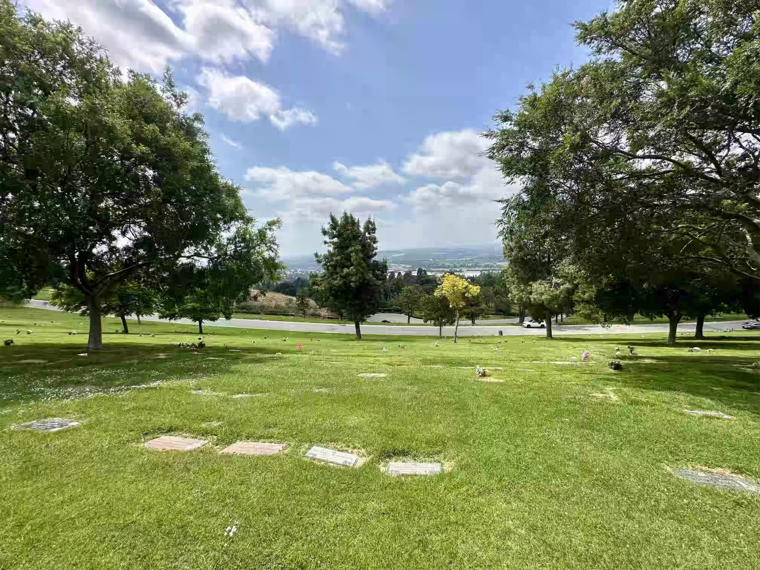 Two grave spaces in Garden of Eternity