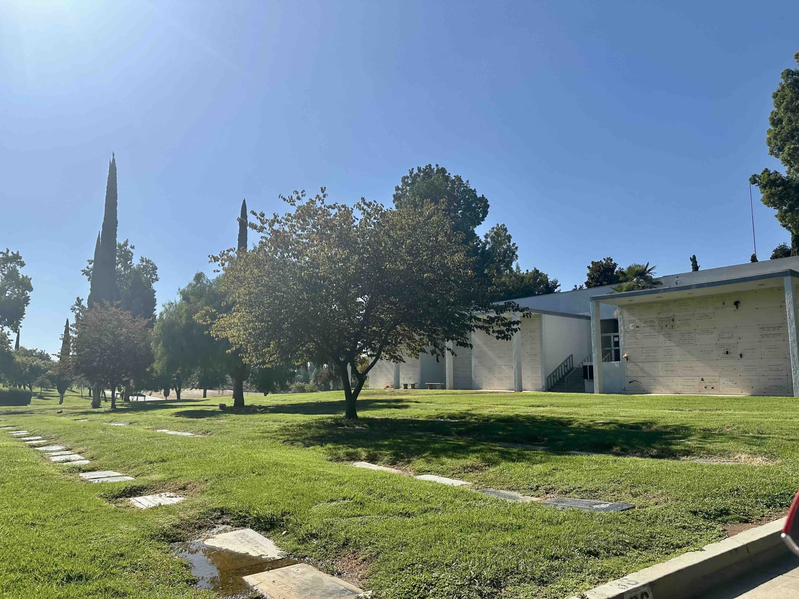 Tandem mausoleum crypt in Block PA