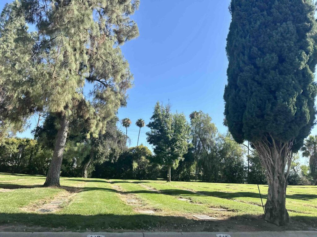 Block 6 Hillside Memorial Park Redlands View Bayer Cemetery Brokers