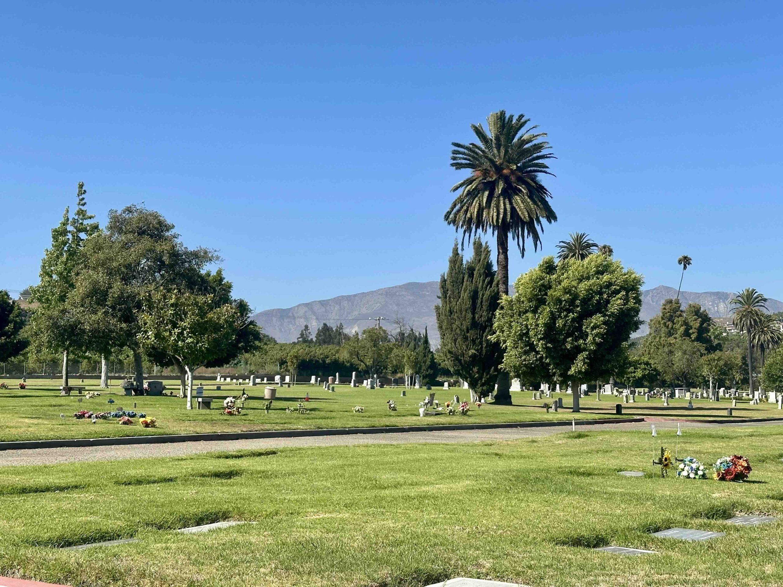 View of Santa Paula Cemetery - Bayer Cemetery Brokers