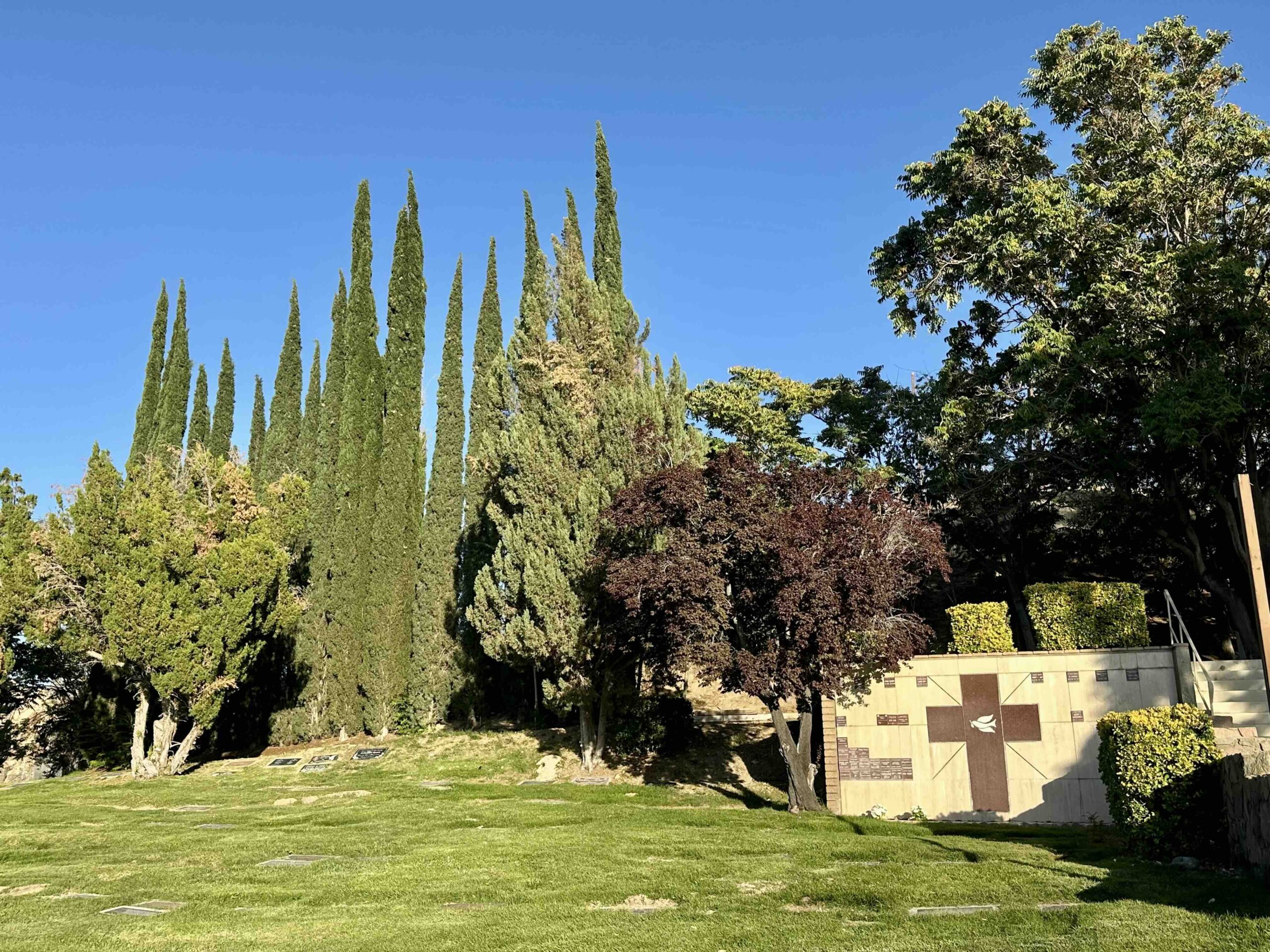 Single niche with package in Angel Flight