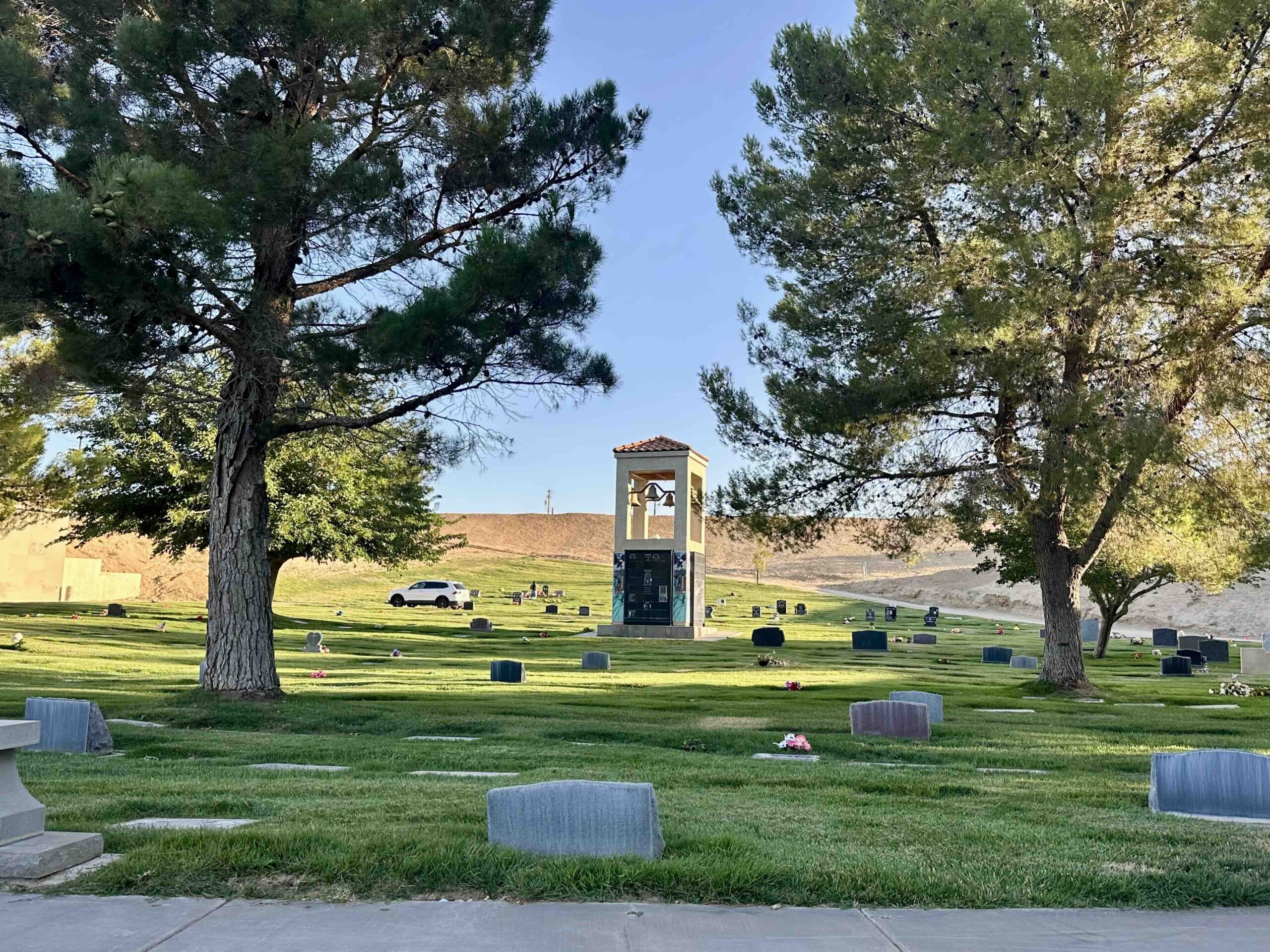 Double grave in The Meadows