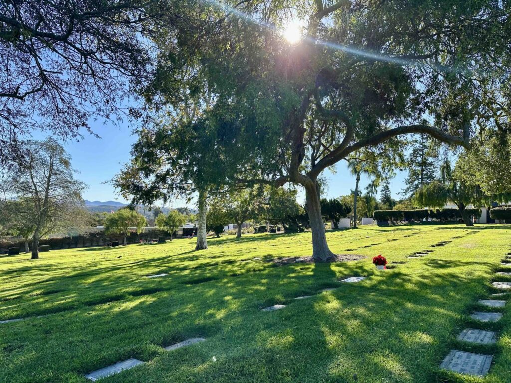 Sunrise Slope at Eternal Hills Memorial Park Oceanside - Bayer Cemetery Brokers