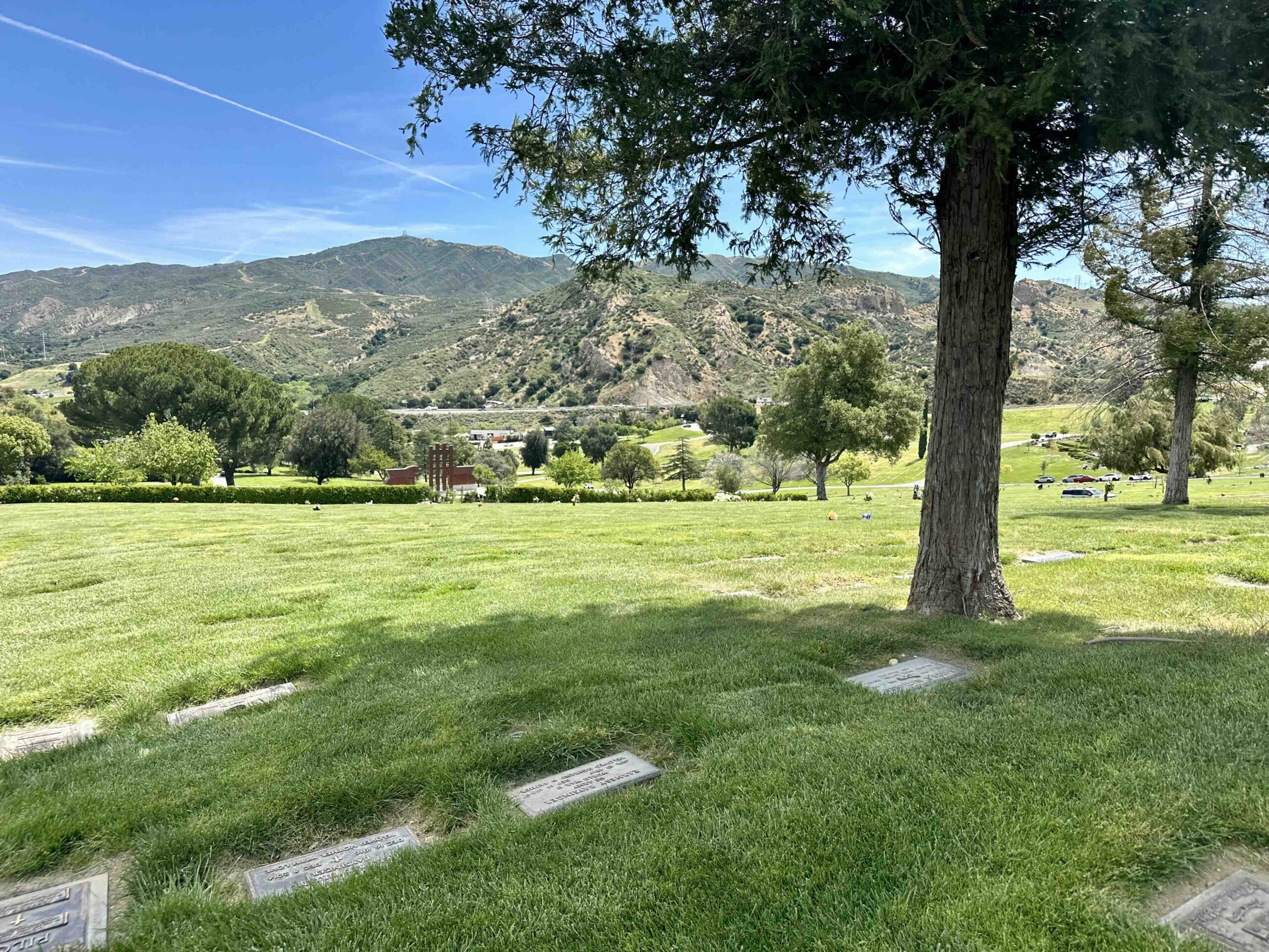 Two grave spaces in Garden of Dawn