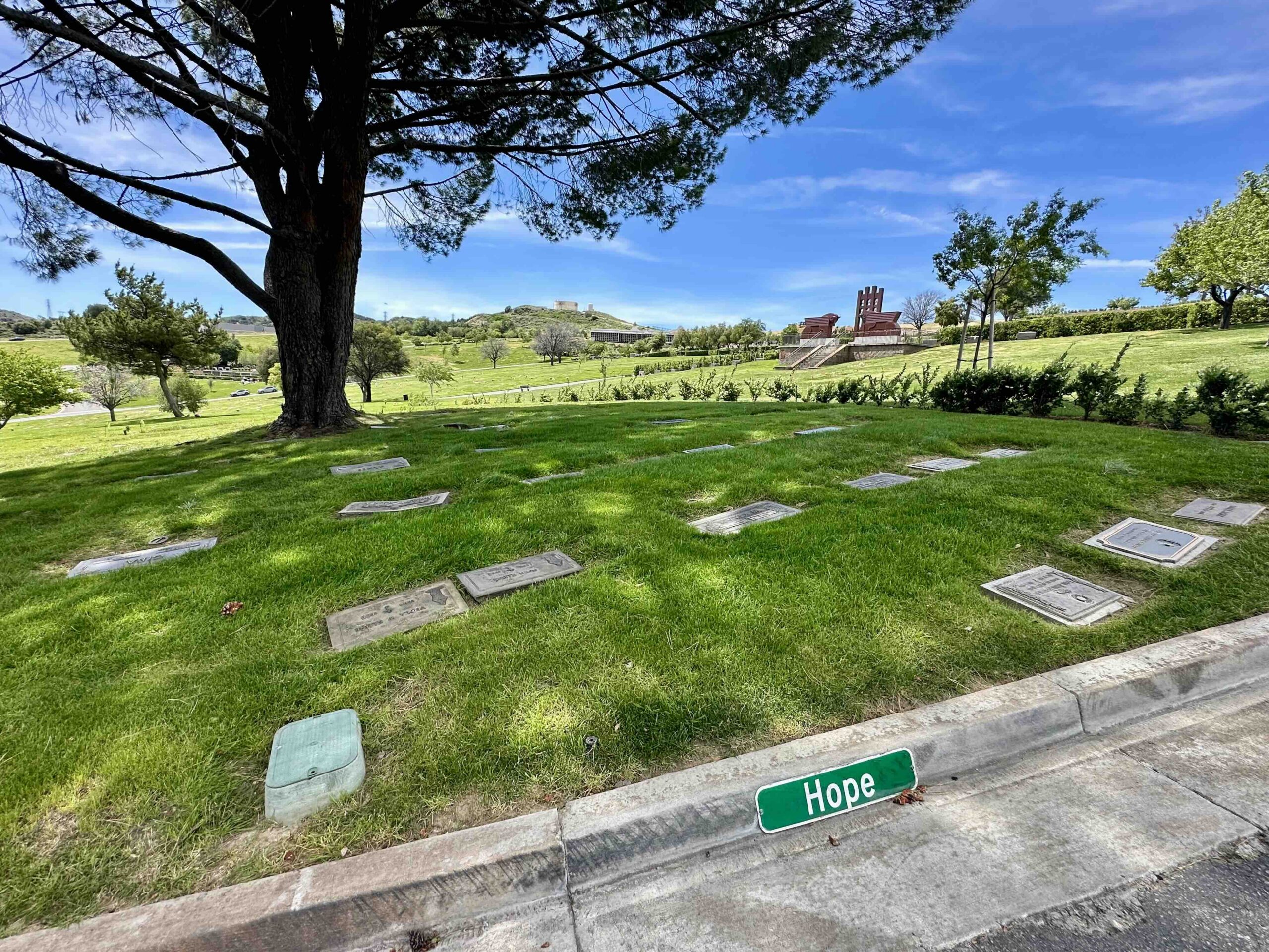 Two grave spaces in Hope