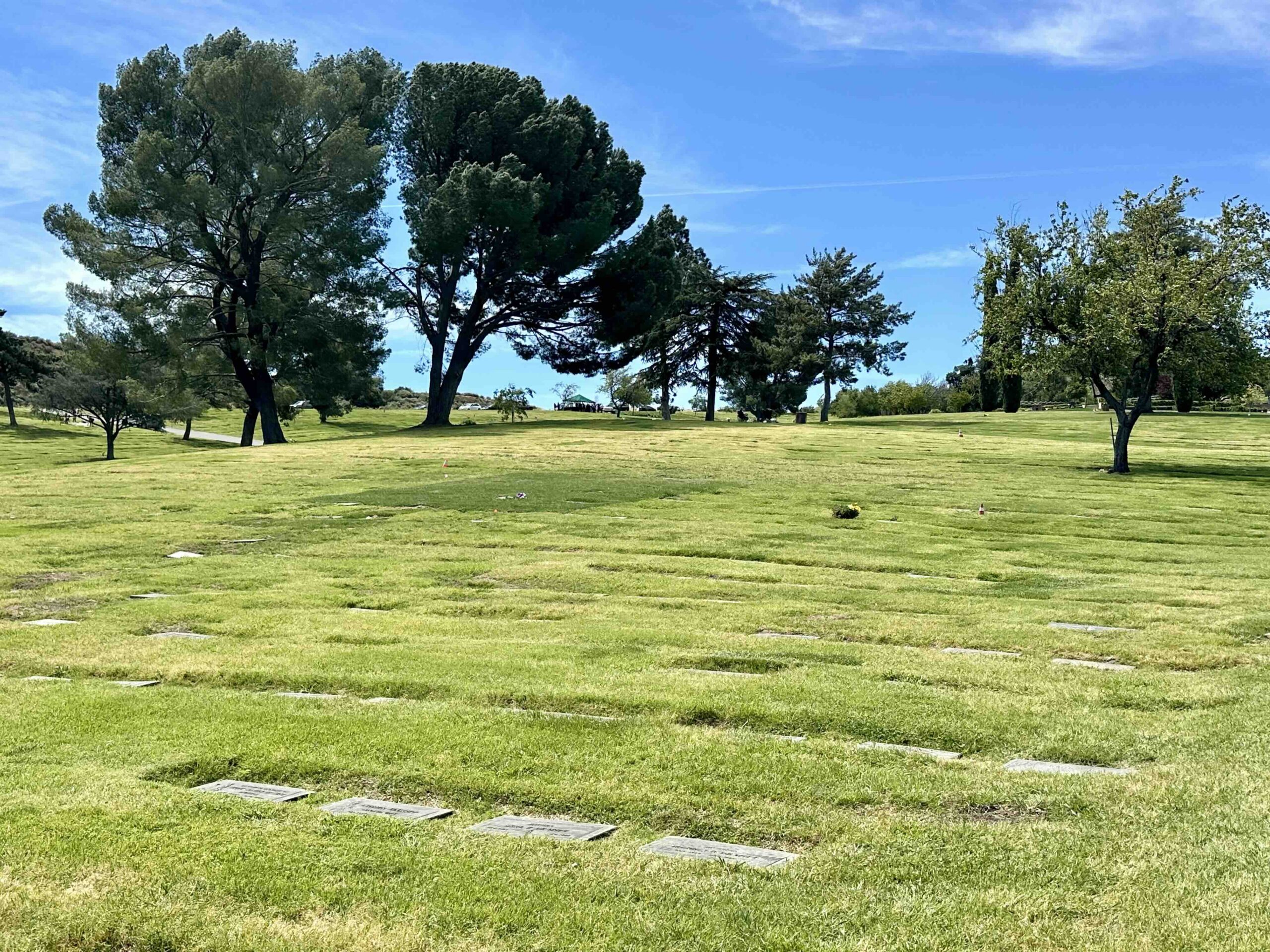 Two grave spaces in Garden of Peace