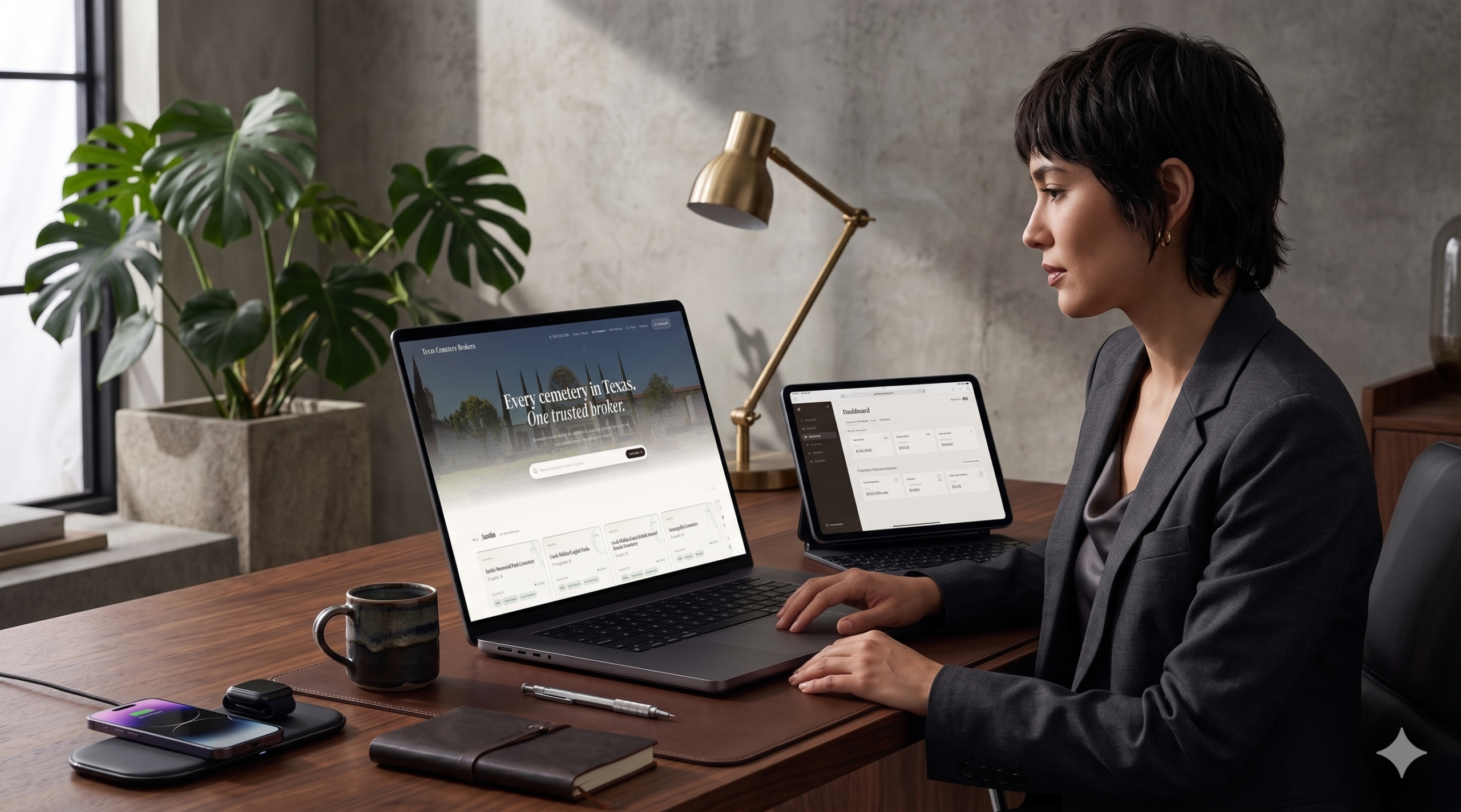 Texas Cemetery Brokers Platform