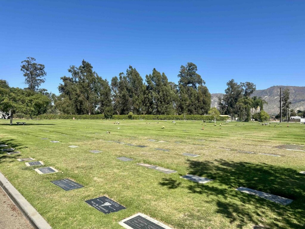 View of S1 Section at Santa Paula Cemetery - Bayer Cemetery Brokers